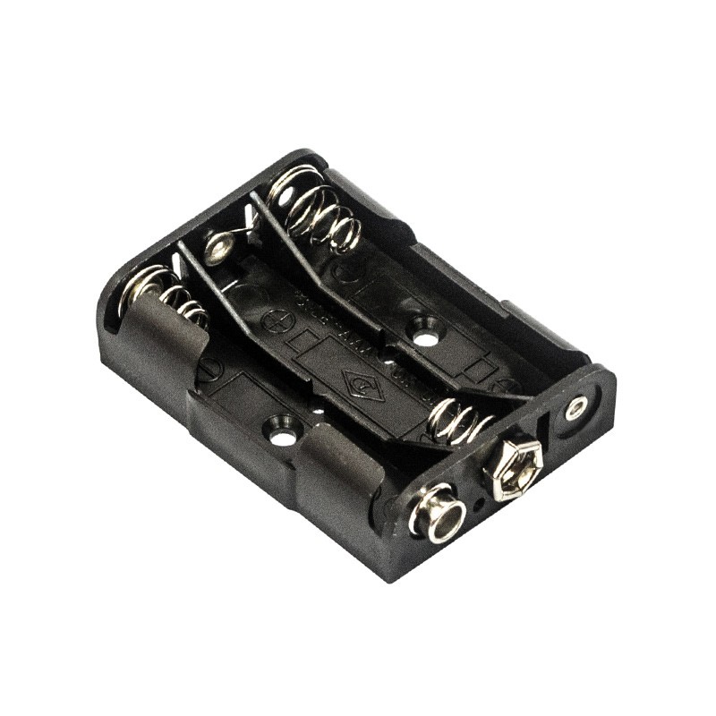 1 pcs : BC3AAASF - BATT HOLDER AAA 3 CELL SNAP