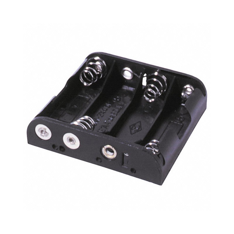 1 pcs : BC4AAB - BATTERY HOLDER AA 4 CELL SMD