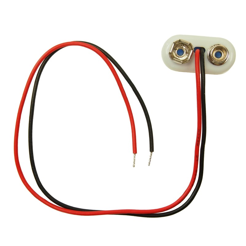 1 pcs : FC6831 - BATT CONN SNAP 9V 1CEL WIRE LEAD