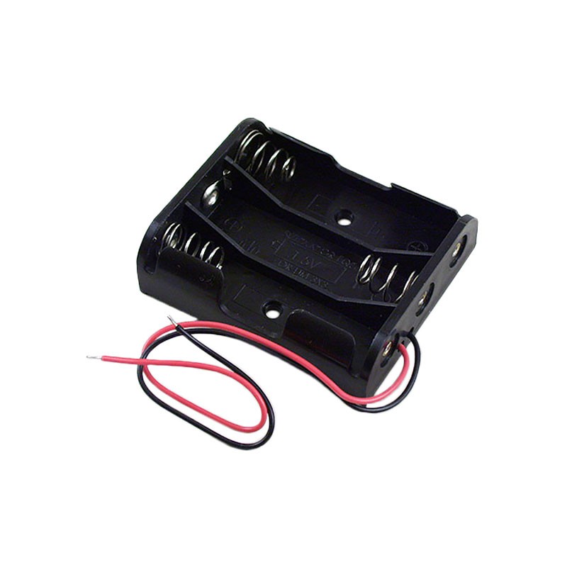 1 pcs : BH3AAW - BATT HOLDER AA 3 CELL WIRE LEADS