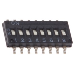 50 pcs - Omron 8 Way Surface Mount DIP Switch 8P