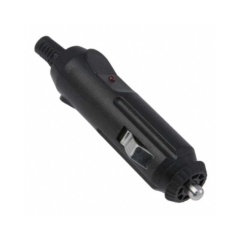 1 pcs : AP-129 - AUTO PWR PLUG 12V 2A W/LED BLACK