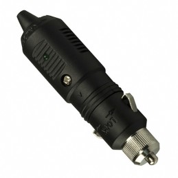 1 pcs : AP-121 - AUTO PWR PLUG 12V 3A W/LED BLACK