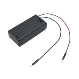 1 pcs : BH2A2P - BATT HOLDER AA 2 CELL WIRE LEADS