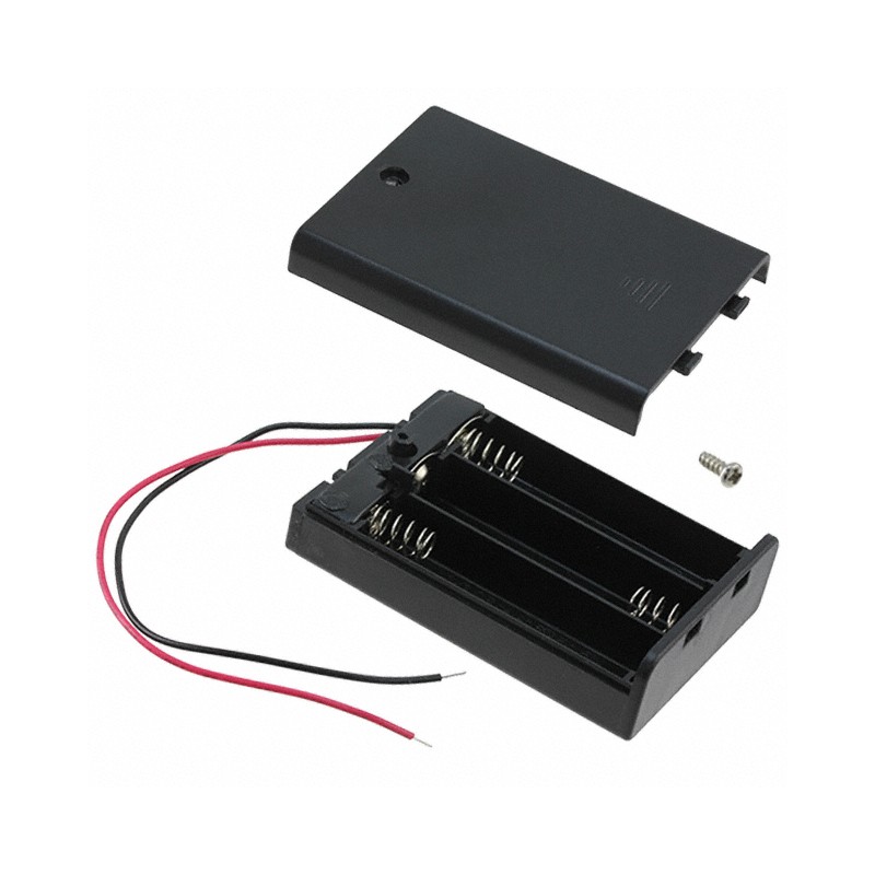 1 pcs : SBH331A - BATT HOLDER AA 3 CELL 6' LEADS