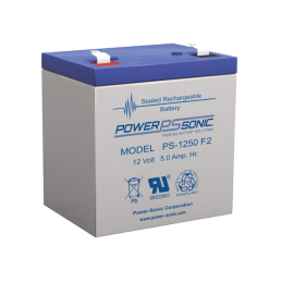 1 pcs : PS-1250 F2 - BATTERY LEAD ACID 12V 5AH