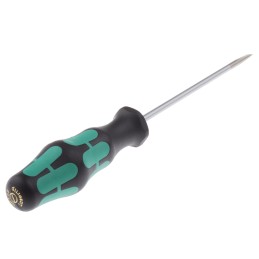 1 pcs - Wera Slotted Screwdriver, 3.5 mm Tip, 100 mm Blade, 181 mm Overall