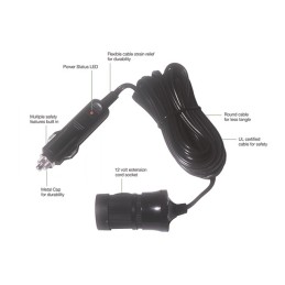 1 pcs : ZA5071 - AUTO CBL ASSY W/SKT 12V 10A LED