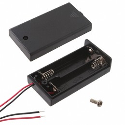 1 pcs : SBH321A - BATT HOLDER AA 2 CELL 6' LEADS