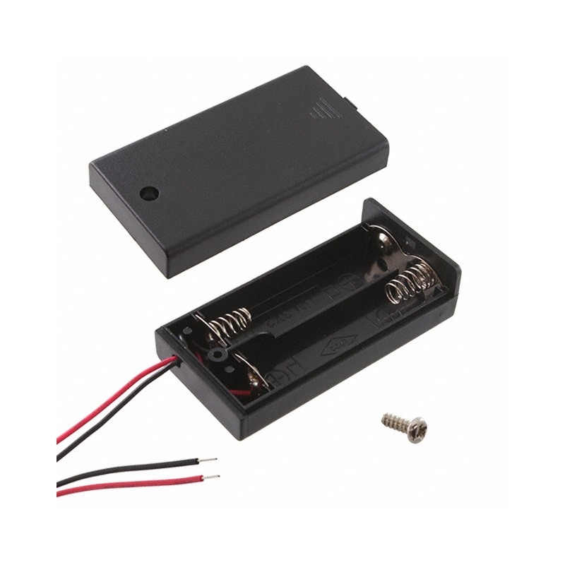 1 pcs : SBH321A - BATT HOLDER AA 2 CELL 6' LEADS