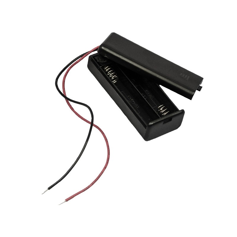 1 pcs : SBH421AS - BATT HOLDER AAA 2 CELL 6' LEADS