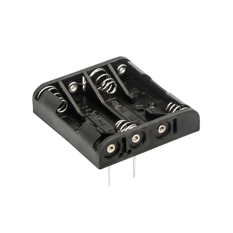 1 pcs : BC4AAAPC - BATTERY HOLDER AAA 4 CELL PC PIN