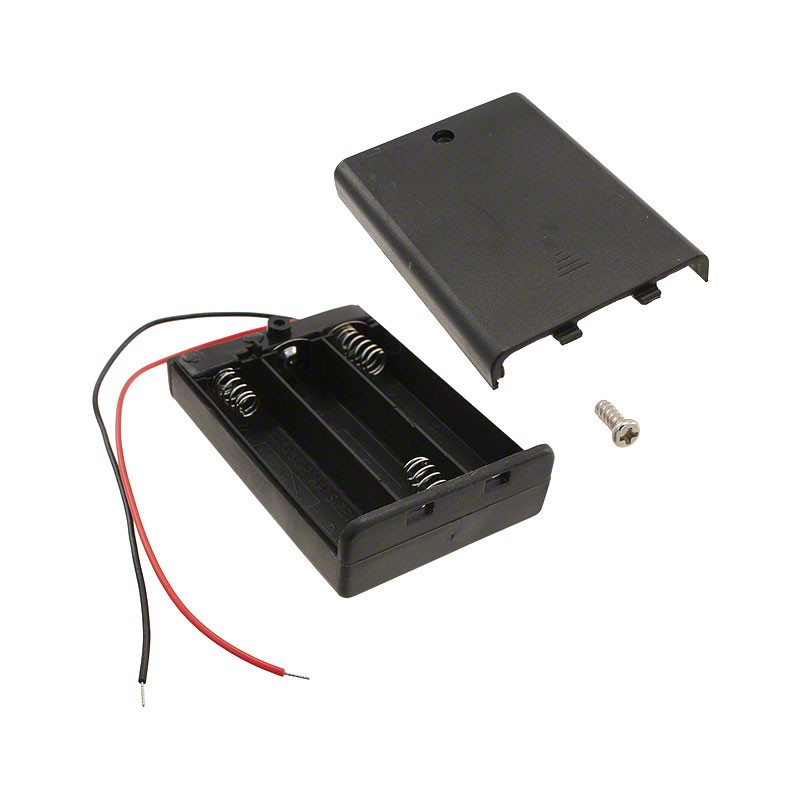 1 pcs : SBH331AS - BATT HOLDER AA 3 CELL 6' LEADS