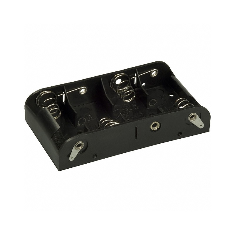 1 pcs : BH4CL - BATT HOLDER C 4 CELL SOLDER LUG