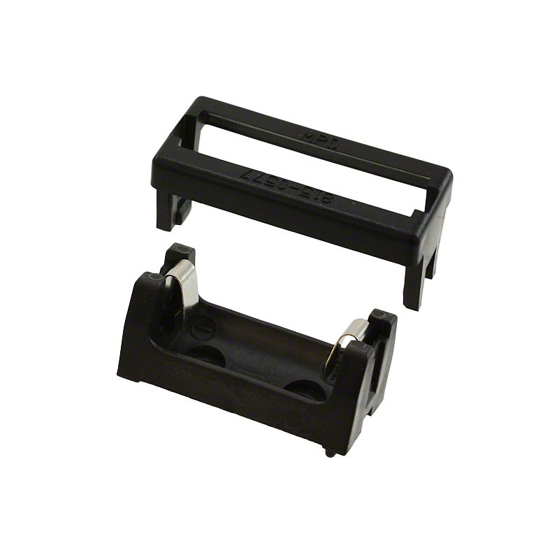 1 pcs : ABH1-2AA - BATT HOLDER 1/2AA 1 CELL PC PIN