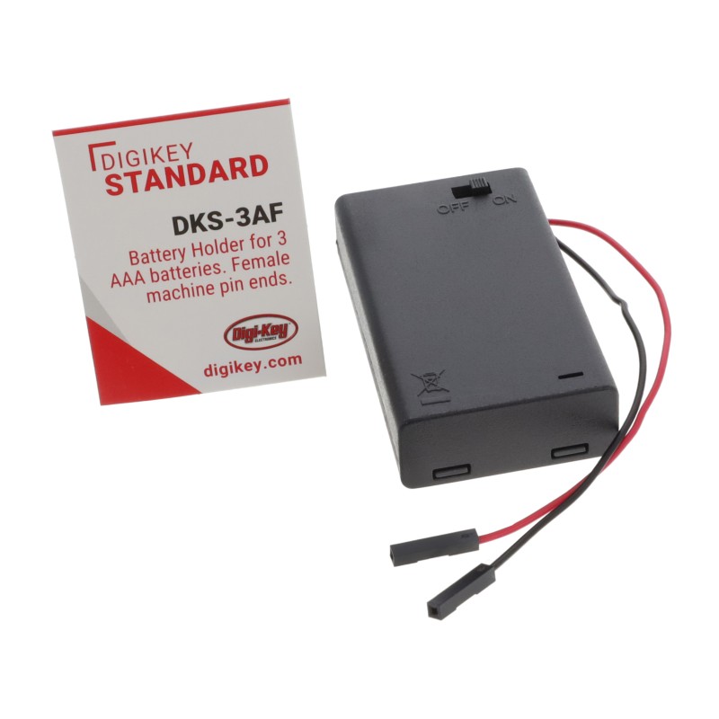 1 pcs : DKS-3AF - BATT CONT SPR AAA 3CEL WIRE LEAD