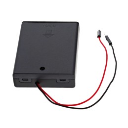 1 pcs : DKS-4AM - BATT HOLDER AAA 4 CELL WIRE LEAD