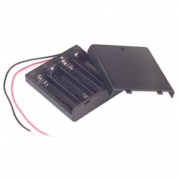 1 pcs : SBH341AS - BATT HOLDER AA 4 CELL 6' LEADS