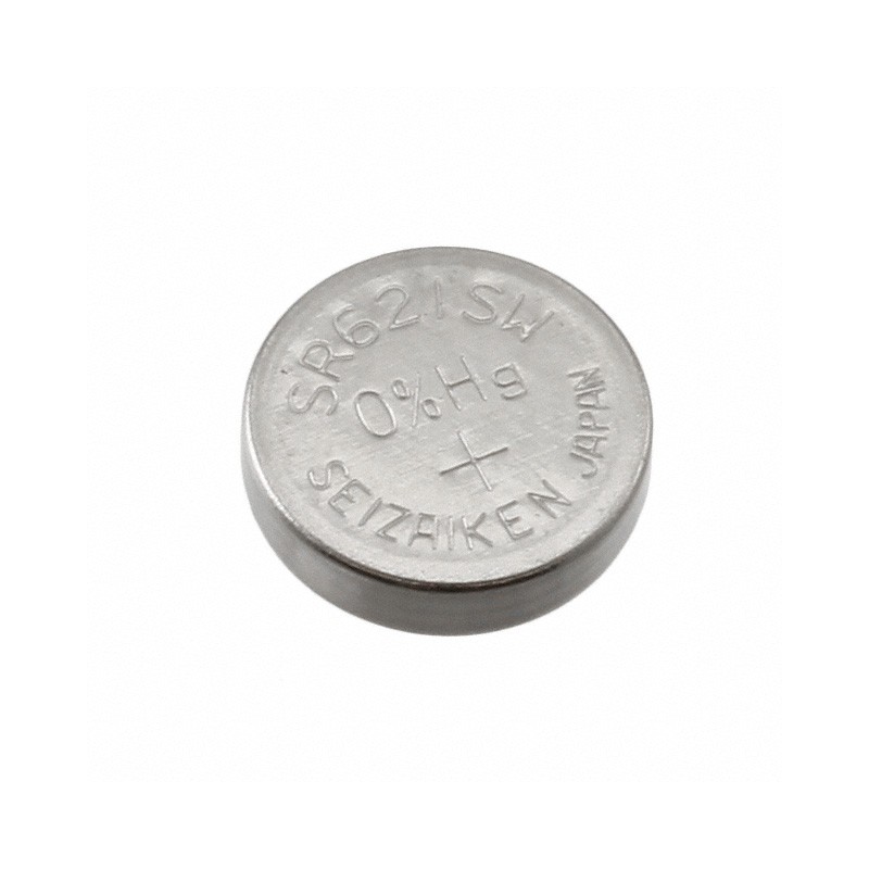 1 pcs : SR621SW - BATT SILVER OX 1.55V COIN 6.8MM