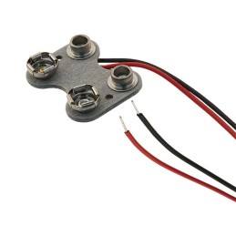 1 pcs : 227 - BATT CONN SNAP 9V 2 CEL 7' LEADS