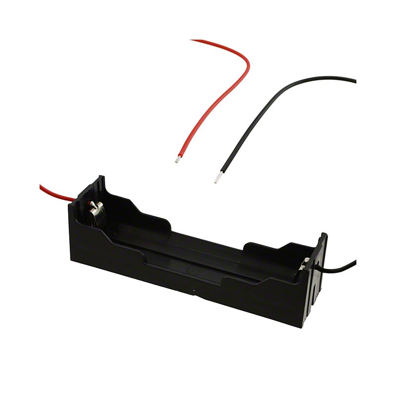 1 pcs : BH-18650-W - BATT HOLDER 18650 1 CELL 6' LEAD
