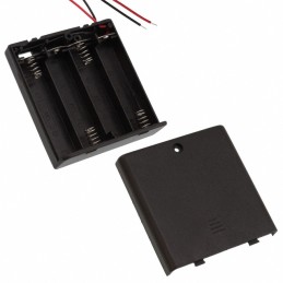 1 pcs : SBH341A - BATT HOLDER AA 4 CELL 6' LEADS
