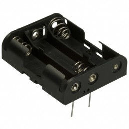 1 pcs : BH3AAPC - BATTERY HOLDER AA 3 CELL PC PIN