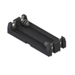 1 pcs : 1077 - BATTERY HOLDER AAA 2 CELL PC PIN