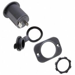 1 pcs : AS212C - AUTO POWER SOCKET 12V 20A BLACK