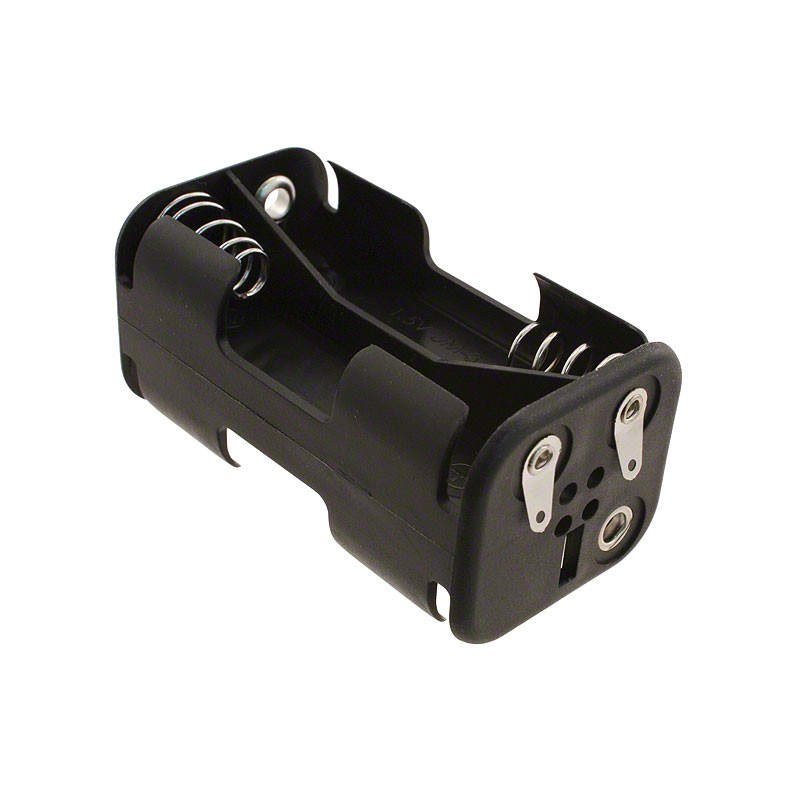 1 pcs : BH24AAL - BATT HOLDER AA 4 CELL SOLDER LUG
