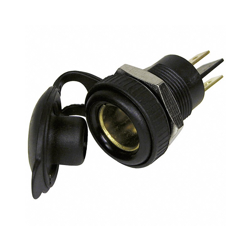 1 pcs : AS213 - AUTO POWER SOCKET 12V 15A BLACK