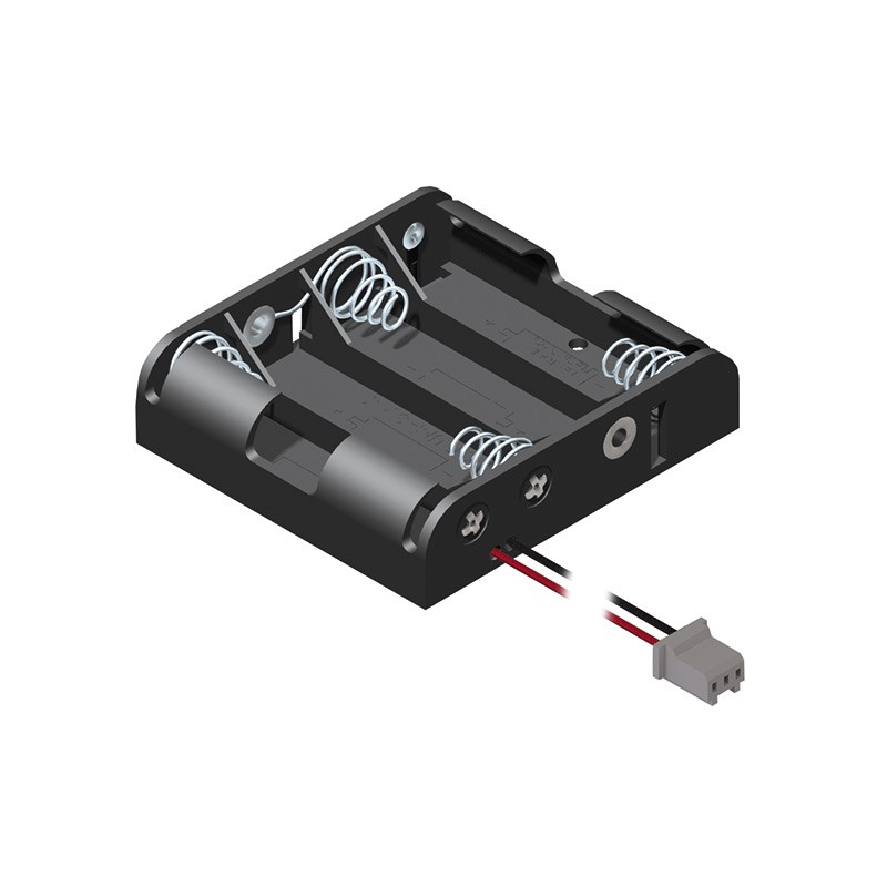 1 pcs : 2478CN - BATT HOLDER AA 4 CELL WIRE LEADS
