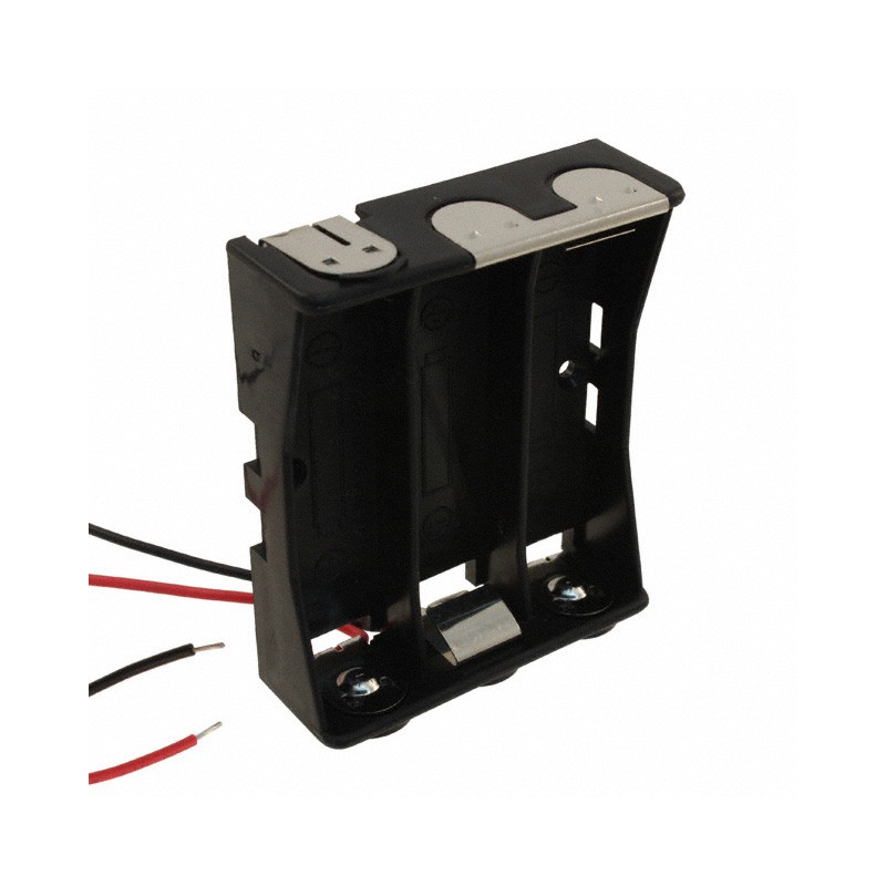 1 pcs : BA3AAW - BATT HOLDER AA 3 CELL 6' LEADS