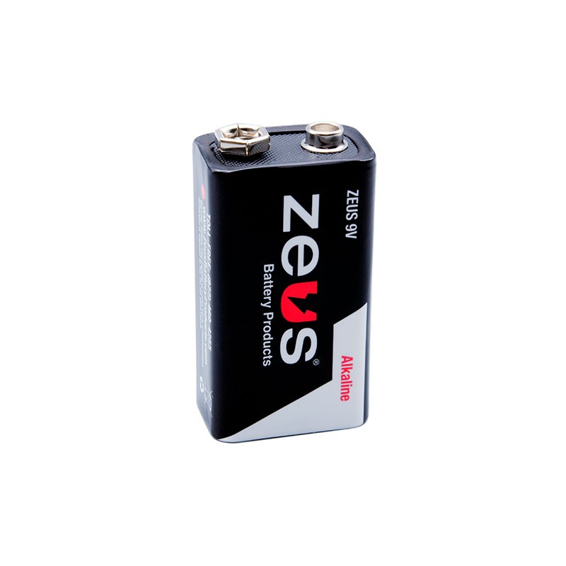 1 pcs : ZEUS 9V - BATTERY ALKALINE 9V