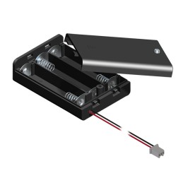 1 pcs : 2487CN - BATT HOLDER AA 3 CELL WIRE LEADS