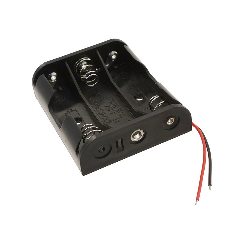 1 pcs : BC3AAW - BATT HOLDER AA 3 CELL 6' LEADS