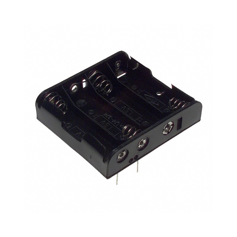 1 pcs : 2477 - BATTERY HOLDER AA 4 CELL PC PIN