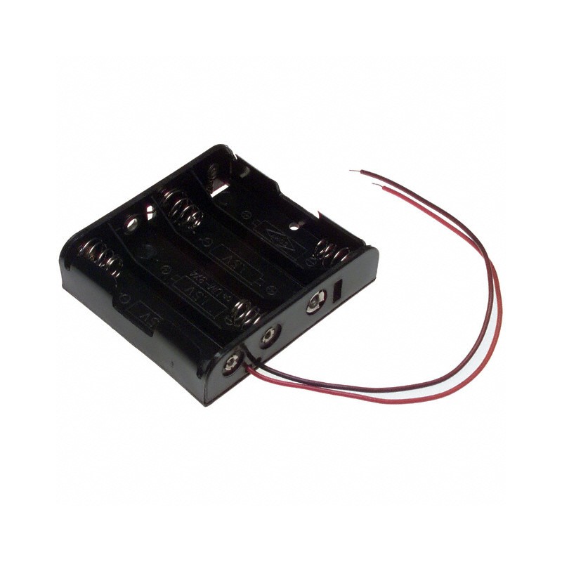 1 pcs : 2478 - BATT HOLDER AA 4 CELL 6' LEADS