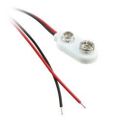 1 pcs : BS12I-MC - BATT CONN SNAP 9V 1 CEL 12' LEAD