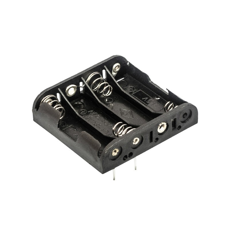 1 pcs : BC4AAPC - BATTERY HOLDER AA 4 CELL PC PIN