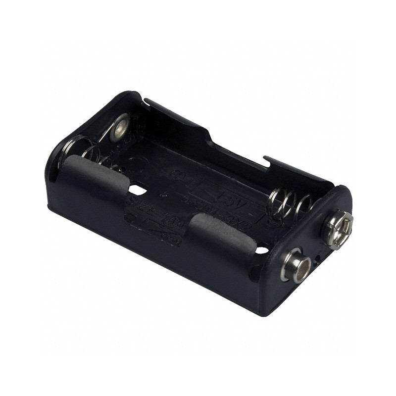 1 pcs : 2474 - BATT HOLDER AA 2 CELL SNAP