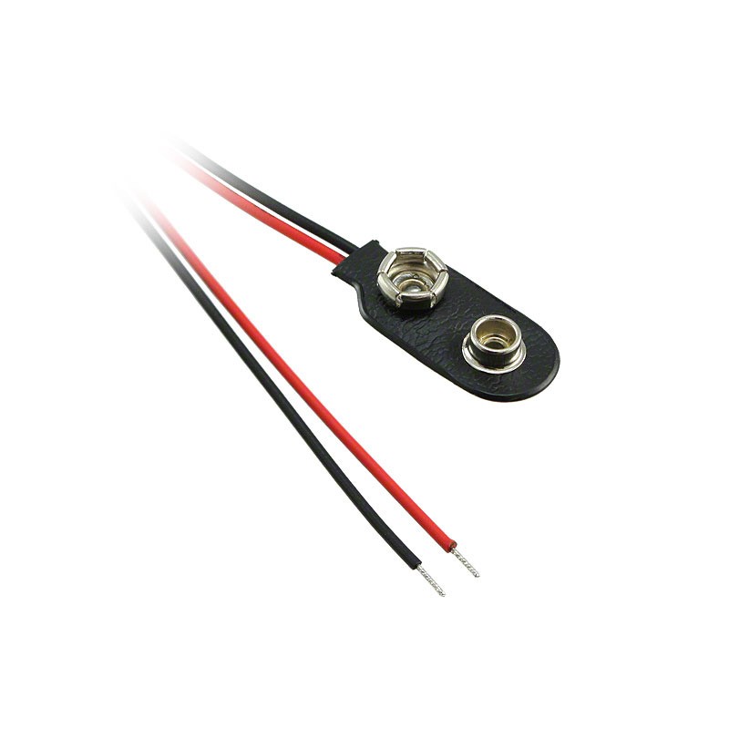 1 pcs : BS6I-22 - BATT CONN SNAP 9V 1 CELL 6' LEAD