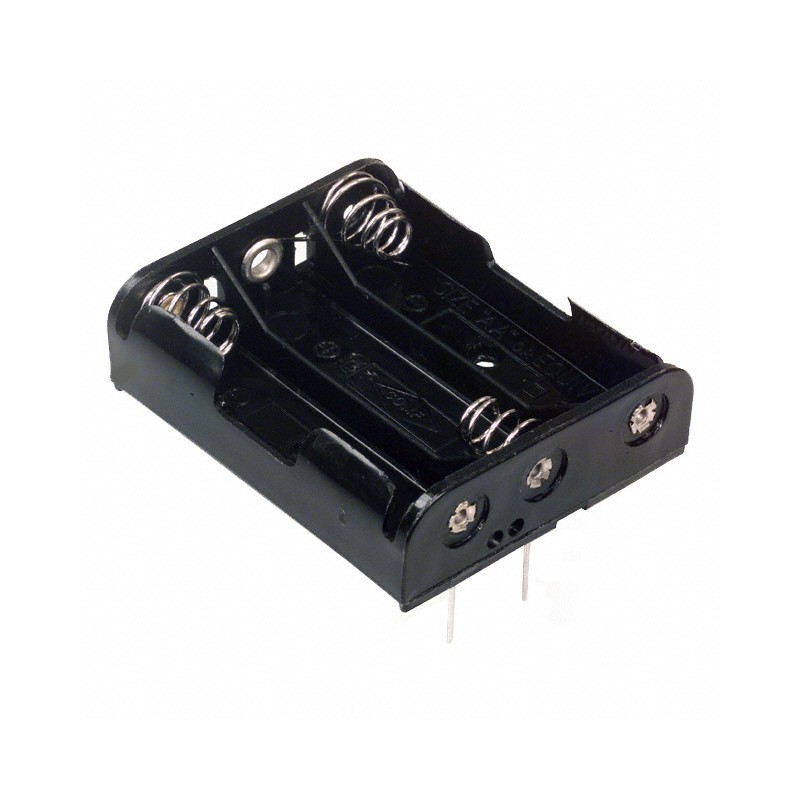 1 pcs : 2464 - BATTERY HOLDER AA 3 CELL PC PIN