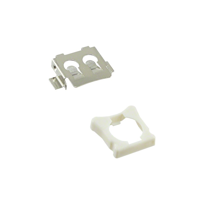 1 pcs : BHX1-1025-SM - BATT RETAINER COIN 10MM 1CEL SMD