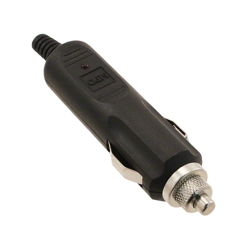 1 pcs : APP-001 - AUTO PWR PLUG 12V 3A W/LED BLACK