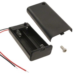 1 pcs : SBH321AS - BATT HOLDER AA 2 CELL 6' LEADS