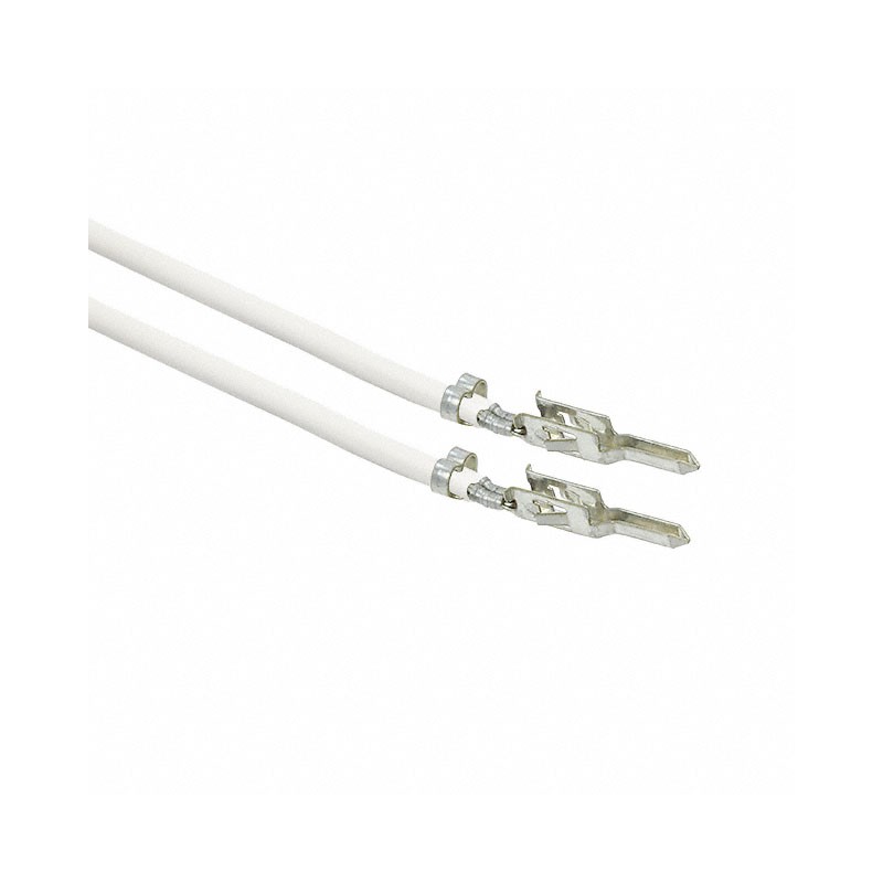 10 pcs : 0039000040-12-W9-D - 12' PRE-CRIMP A2064 WHITE