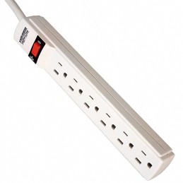 1 pcs : PS6 - POWER STRIP 9.5' 15A 6OUT 4'CORD