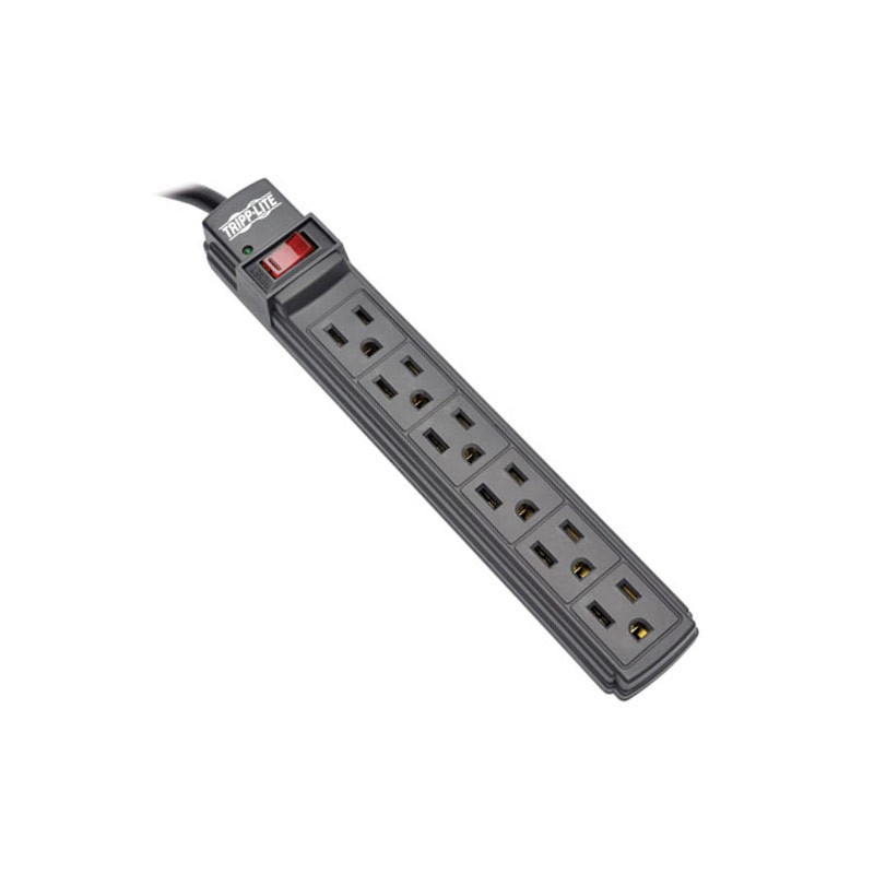 1 pcs : PS66B - 6 OUTLET POWER STRIP 6 FT