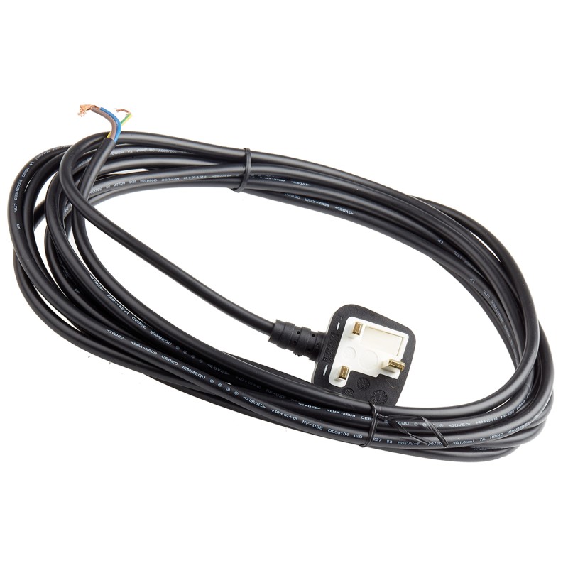 1 pcs - RS PRO Unterminated Type G UK Plug Power Cord, 6m